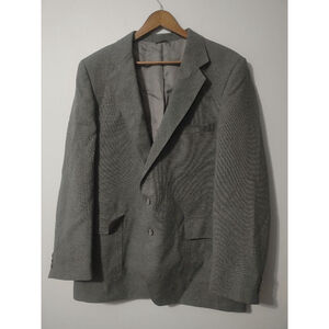 Men's Vintage 1970s Levi's Dark Gray Action Suit Sport Coat & Blazer 44L